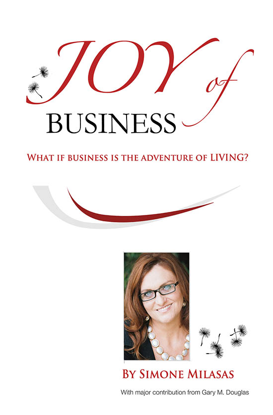 Book cover: ‘Joy of Business’ by Simone Milasas