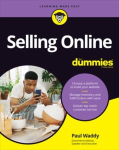 Book cover: Selling Online for Dummies by Paul Waddy