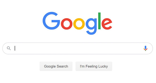 google search page small