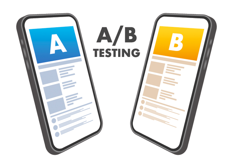 A/B split testing on phones