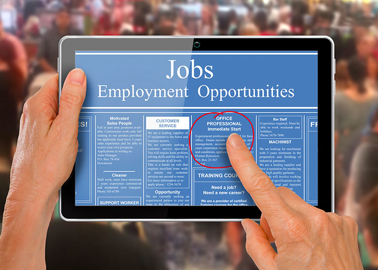 online job adverts board
