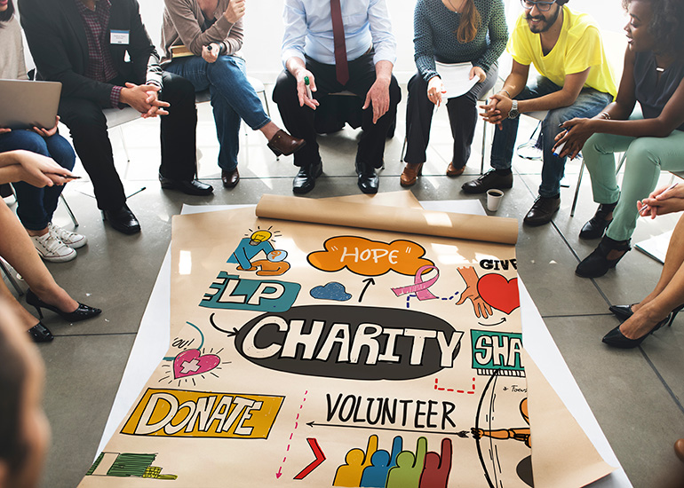 corporate volunteering for charity