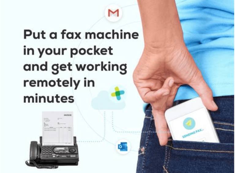 Put a fax machine in your pocket and get working remotely in minutes