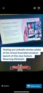 linkedin story feature