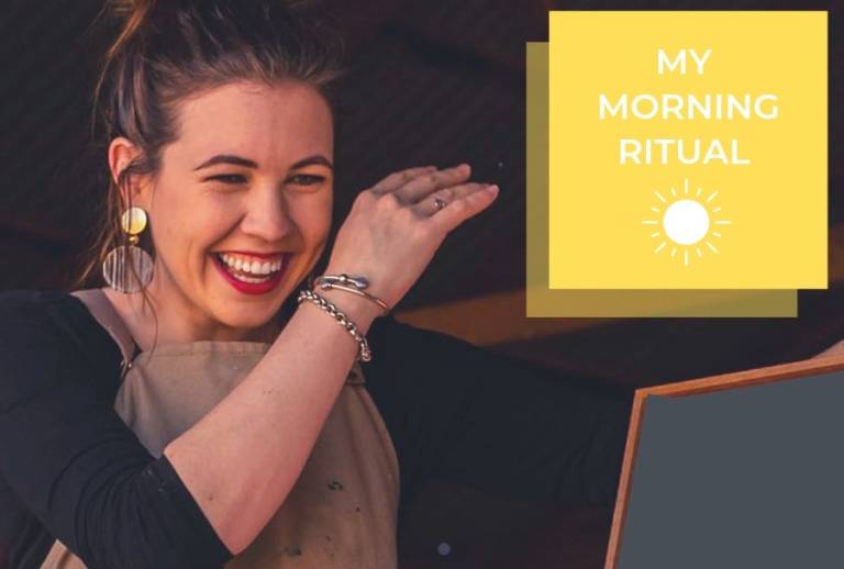 I'm a small business owner and this is how I kickstart my day