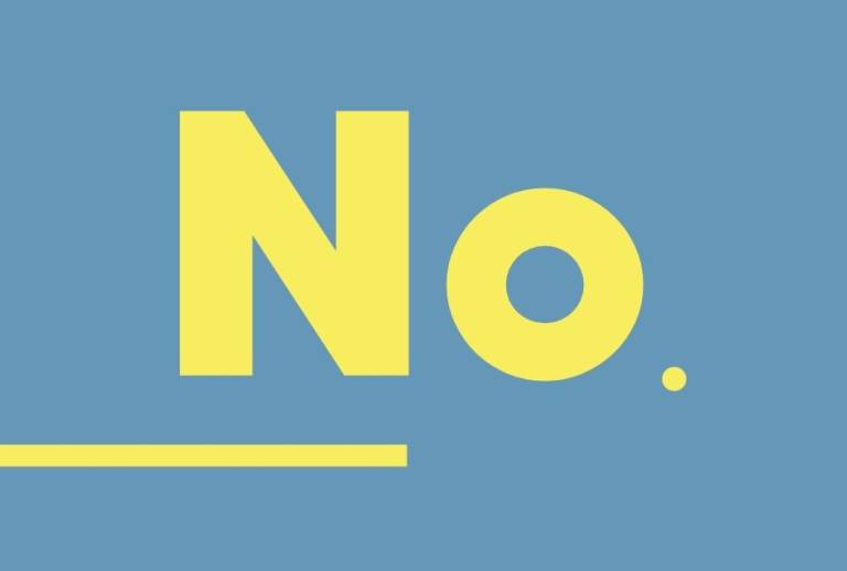 The art of using your ‘no’