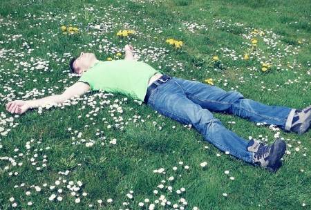 I just want to lie down...