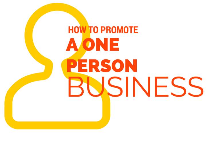 How to promote a one-person business