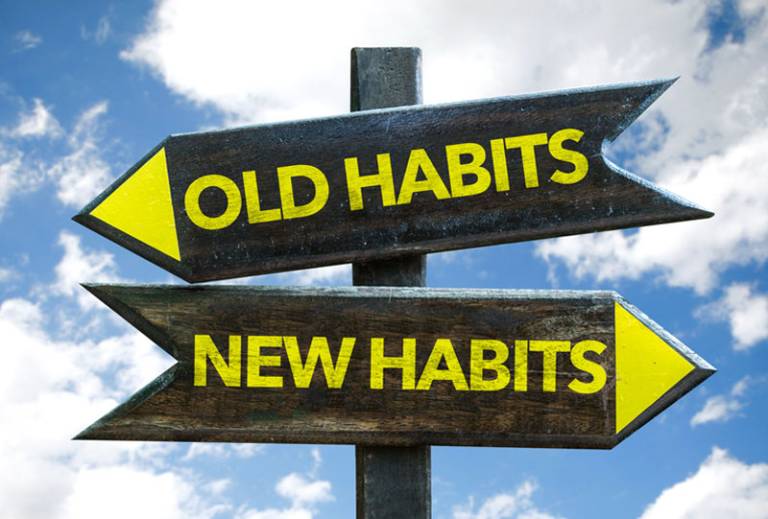 Changing habits: how to make good ones and break the bad ones