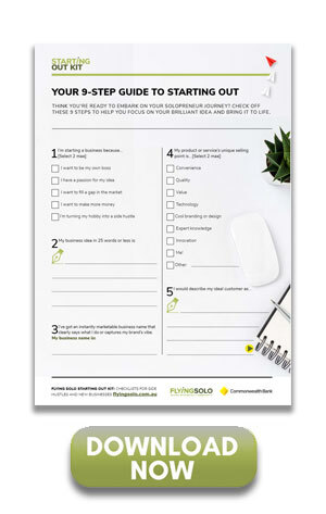 Flying Solo Starting Out Kit - checklist 1
