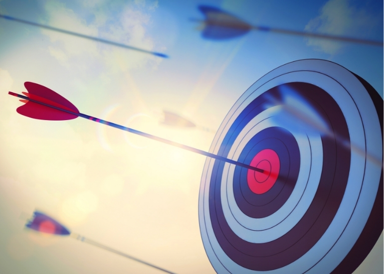 hitting the bullseye