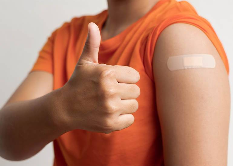 vaccinated