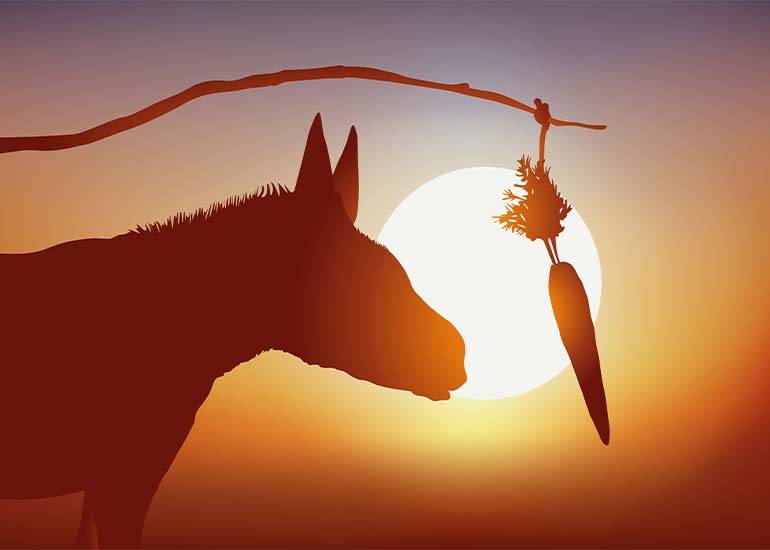 carrot and stick motivation