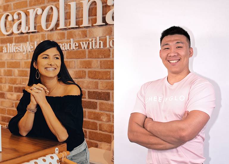 Carolina Giraldo and Allen Fu