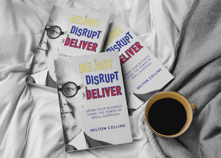 'Delight Disrupt Deliver' book cover