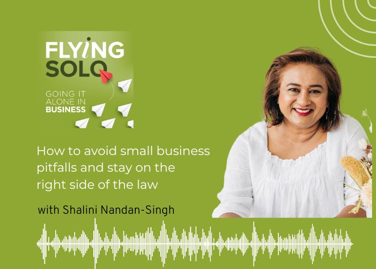 Shalini Nandan-Singh on the Flying Solo podcast