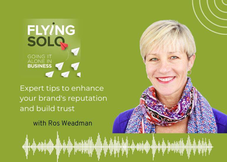 Ros Weadman on the Flying Solo podcast