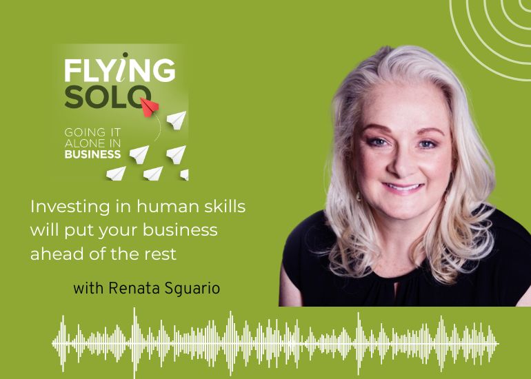 Renata Sguario on the Flying Solo podcast