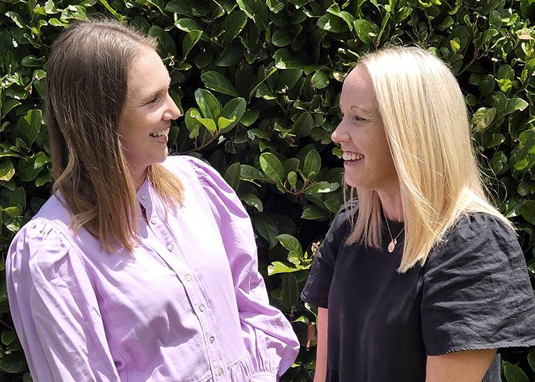 Jen Manuel and Kate Downing, job-sharing