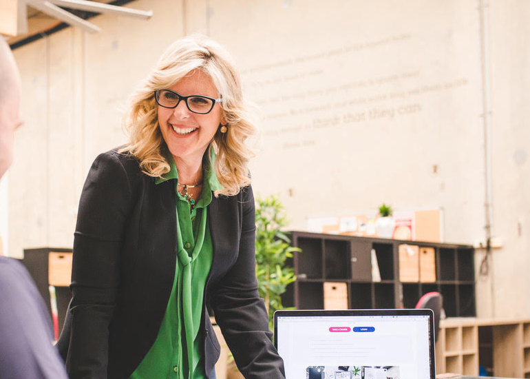 Debbie, Oconnor, founder of White River Designs branding agency and author of Brand Magic: How to build a brand with personality