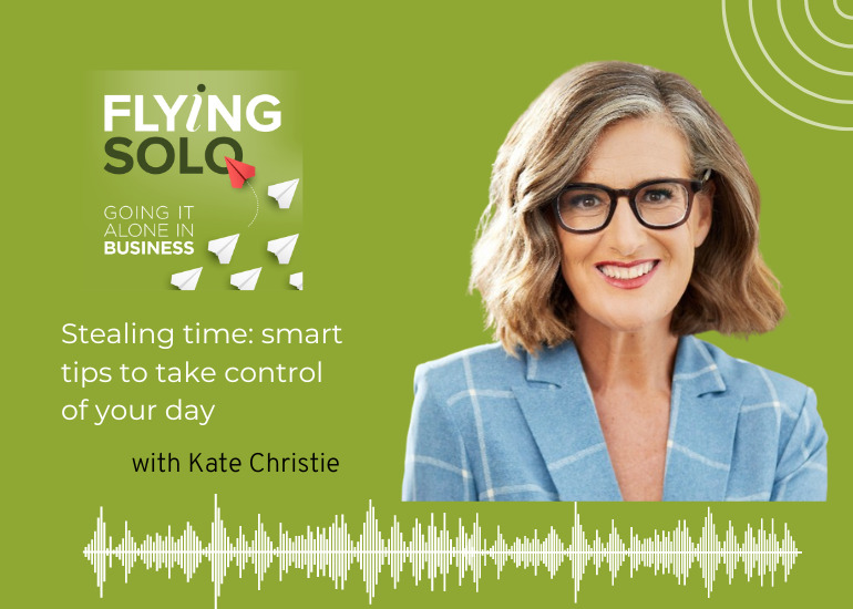 Kate Christie on the Flying Solo podcast