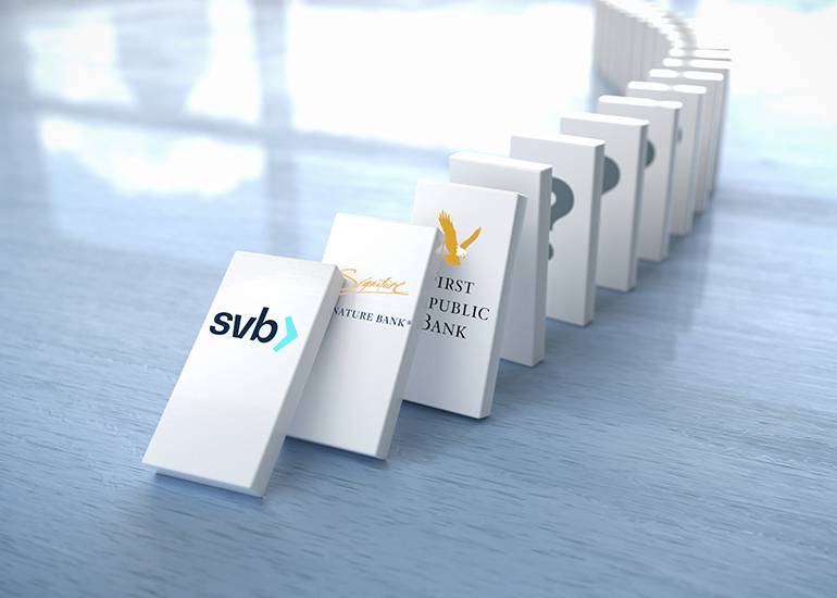 SVB Silicon Valley Bank failure domino effect
