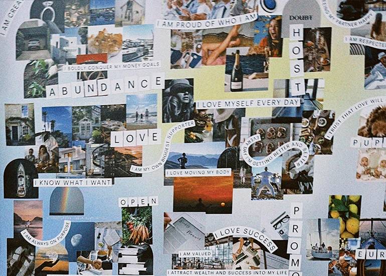 JSHealth vision board example