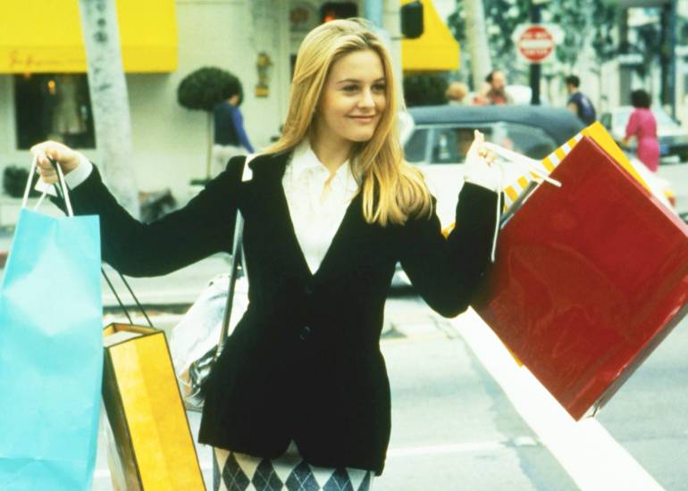 Cher Clueless shopping spree scene