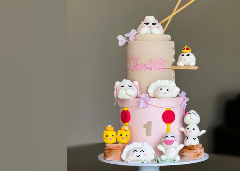 One of Olivia's favourite cake creations the dumpling cake