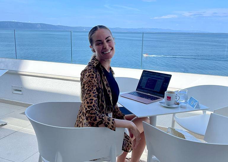 Brooke Vulinovich is living the life of a digital nomad