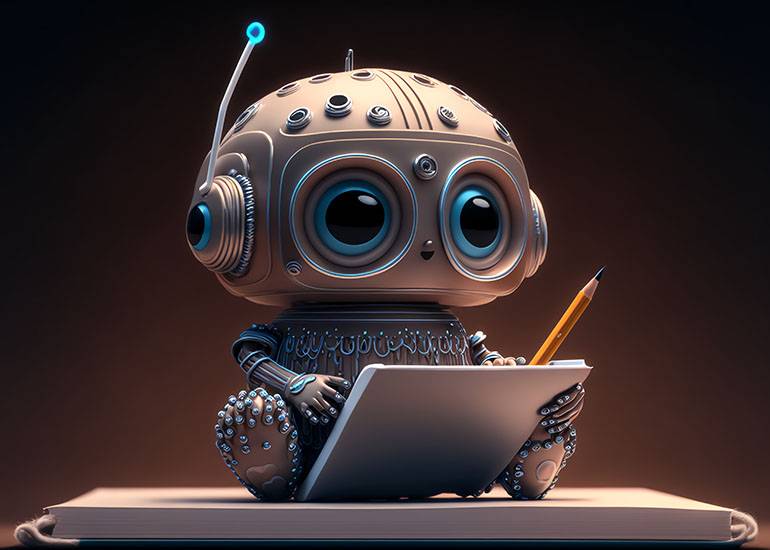 ChatGPT cute robot