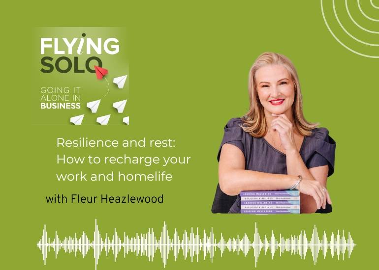 Fleur Heazlewood podcast graphic
