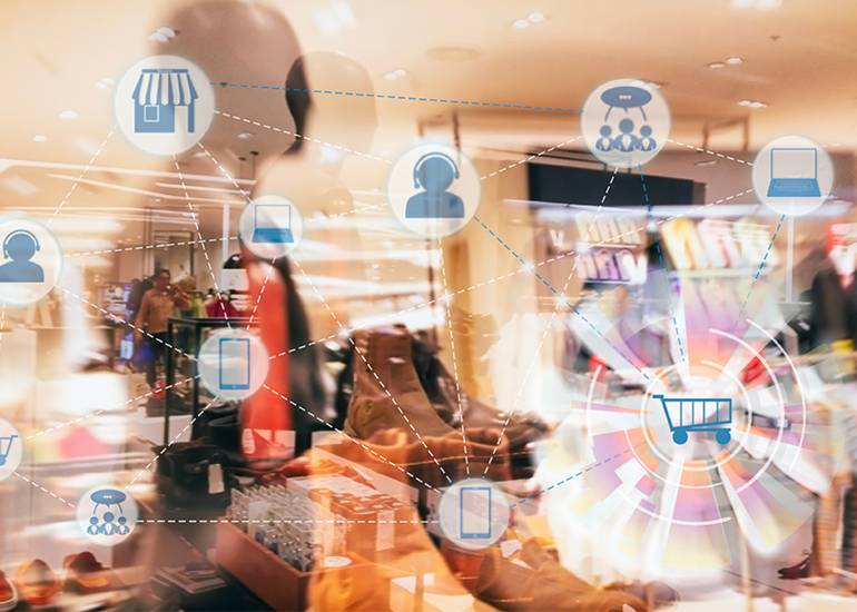 omnichannel marketing concept
