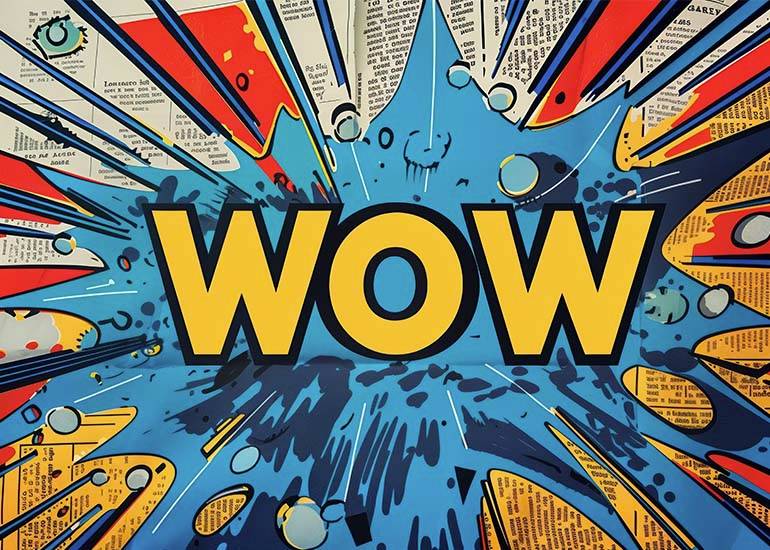 headline with wow factor