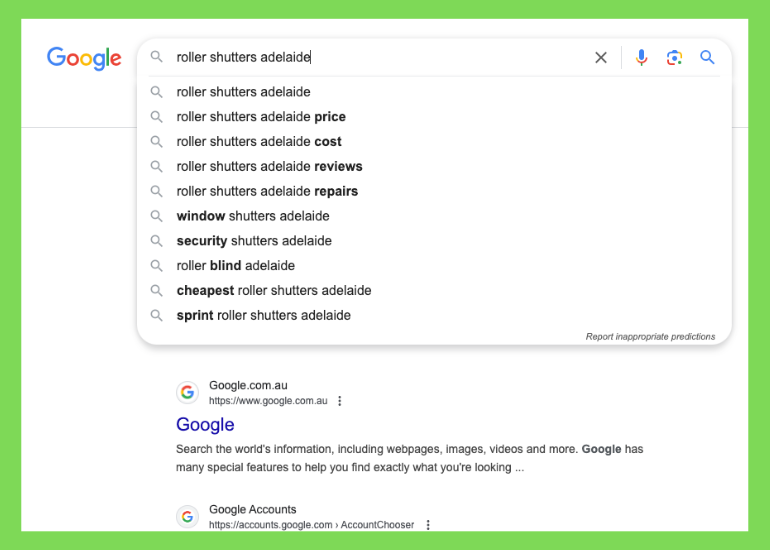 roller shutter google search results