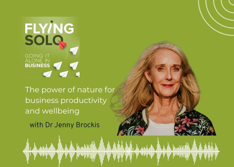 Dr Jenny Brockis Flying Solo podcast