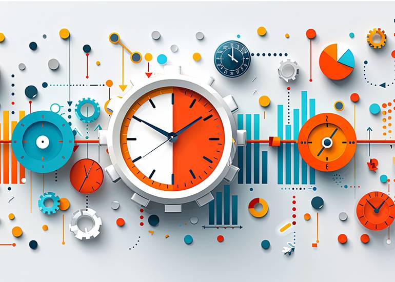 Wall of clocks