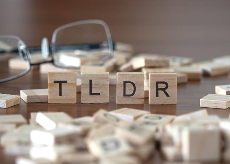 Are you caught in the “too long, didn’t read” trap?
